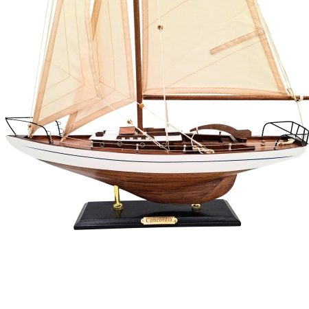 Model Jachtu Żaglowego - dekoracja marynistyczna 66 cm – 50445